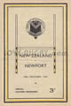 Newport v New Zealand 1945 rugby  Programmes